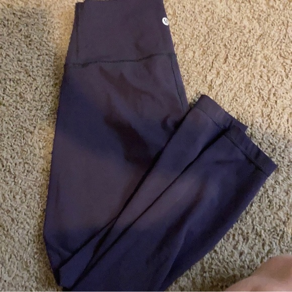 lululemon high rise purple wunder under 7/8 - Picture 1 of 2